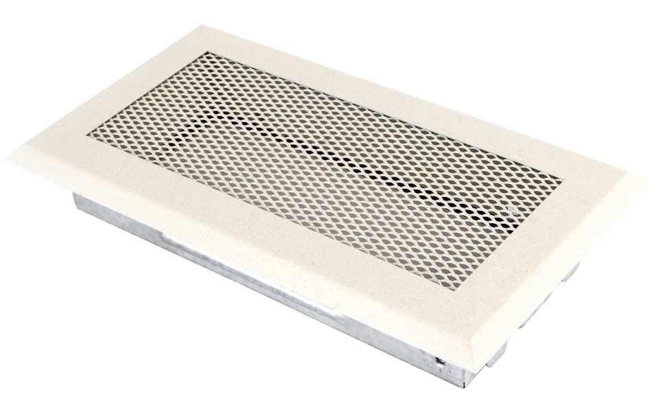 Krbová mřížka 10x20 cm, PREMIUM krémový brokát Krbová mřížka 10x20 cm, PREMIUM krémový brokát