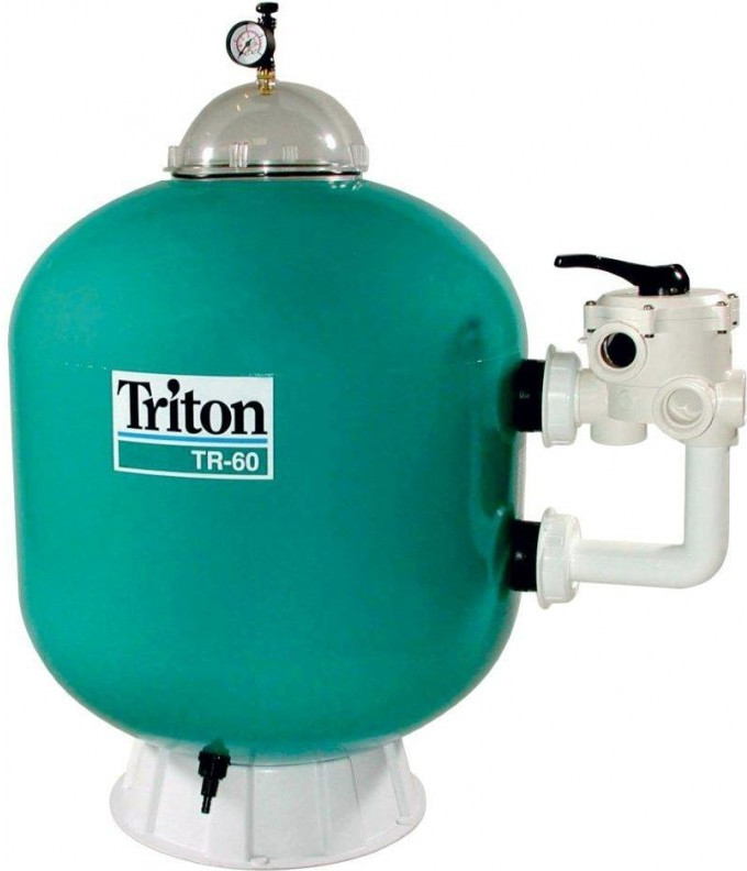 Filtrační nádoba TRITON - TR 140,914 mm,32 m3/h,6-ti cest. boč. ventil + DOPRAVA ZDARMA
