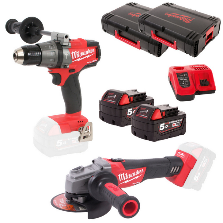 Milwaukee 2-dílný set 4933CBT256 - M18CAG125X + M18FPD + DOPRAVA ZDARMA! Milwaukee 2-dílný set 4933CBT256 - M18CAG125X + M18FPD + DOPRAVA ZDARMA!