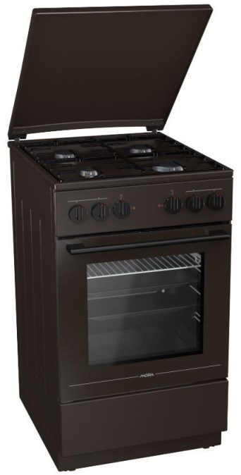 MORA K 766 AB kombinovaný sporák 3,2kW, plynové hořáky, 4 varné zóny, hnědá MORA K 766 AB kombinovaný sporák 3,2kW, plynové hořáky, 4 varné zóny, hnědá