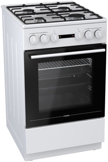 MORA K 766 AW kombinovaný sporák 3,2kW, plynové hořáky, 4 varné zóny, bílá MORA K 766 AW kombinovaný sporák 3,2kW, plynové hořáky, 4 varné zóny, bílá
