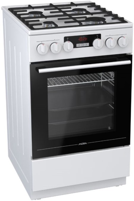 MORA K 878 AW kombinovaný sporák 3,2kW, plynové hořáky, 4 varné zóny, bílá MORA K 878 AW kombinovaný sporák 3,2kW, plynové hořáky, 4 varné zóny, bílá