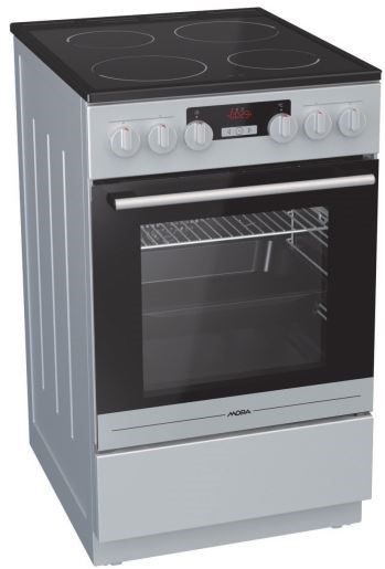 MORA C 625 BS elektrický sporák 8,2kW, sklokeramická deska, 4 varné zóny, inox look MORA C 625 BS elektrický sporák 8,2kW, sklokeramická deska, 4 varné zóny, inox look