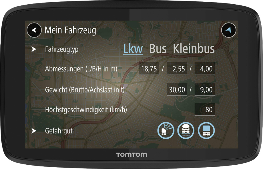 TomTom TT GO Professional 6200 navigace pro nákladní automobily 15 cm 6 palec pro Evropu TomTom TT GO Professional 6200 navigace pro nákladní automobily 15 cm 6 palec pro Evropu