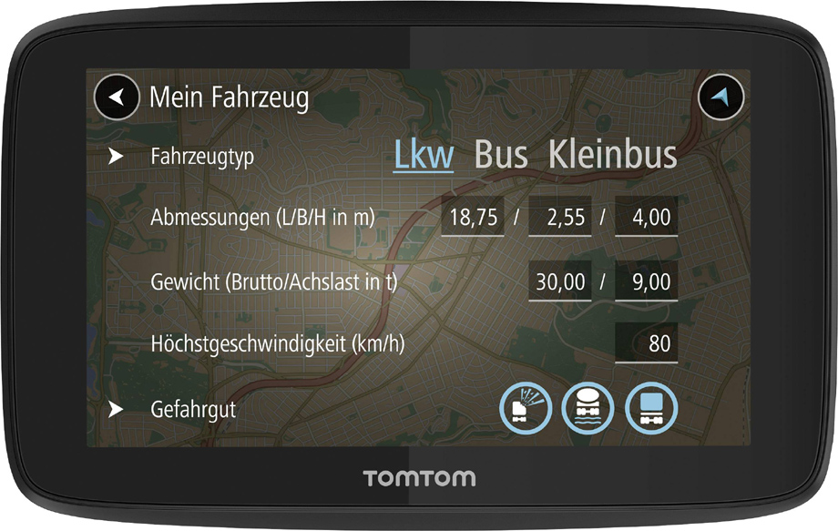 TomTom TT GO Professional 620 navigace pro nákladní automobily 15 cm 6 palec pro Evropu TomTom TT GO Professional 620 navigace pro nákladní automobily 15 cm 6 palec pro Evropu
