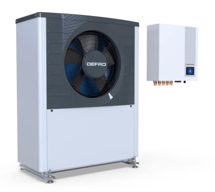 DEFRO DHP PREMIUM 8 tepelné čerpadlo 7,9kW, 400V, vzduch-voda, s řídící jednotkou a hydromodulem DEFRO DHP PREMIUM 8 tepelné čerpadlo 7,9kW, 400V, vzduch-voda, s řídící jednotkou a hydromodulem
