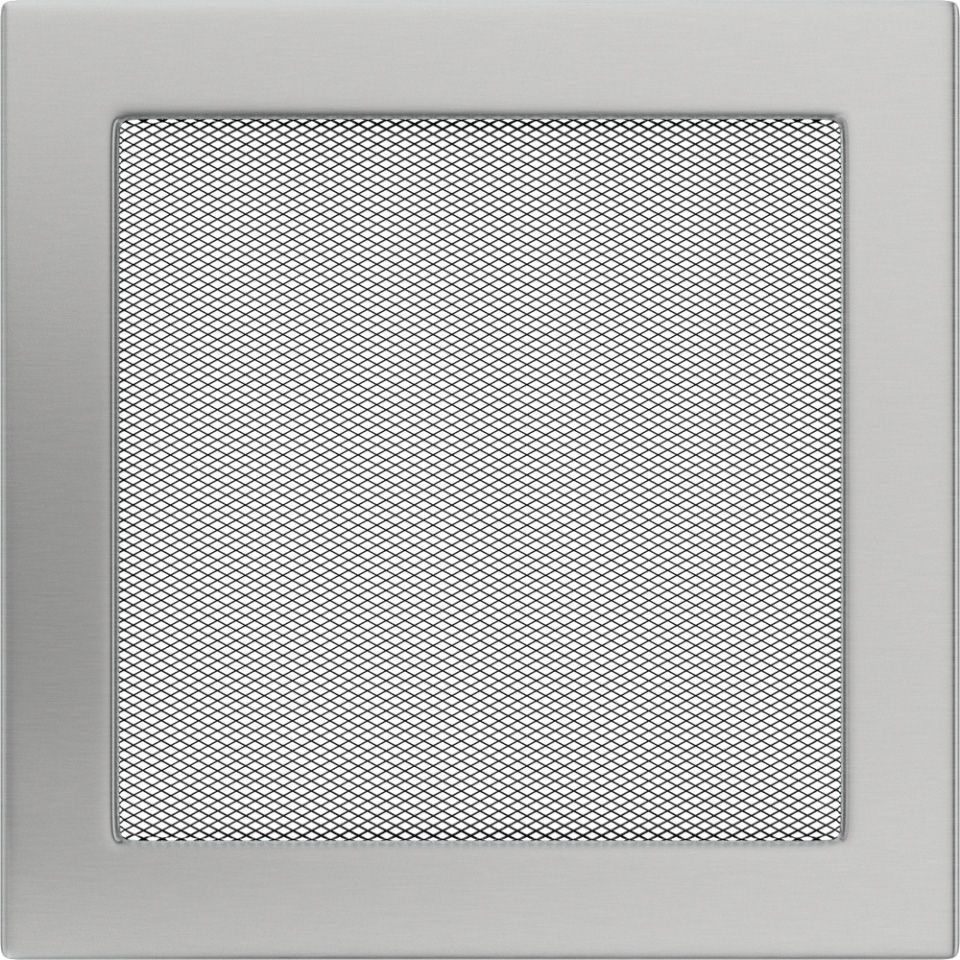 Krbová mřížka 22x22 BASIC broušený chrom Krbová mřížka 22x22 BASIC broušený chrom