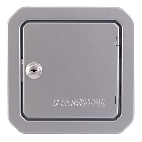 Revizní komínová dvířka 140x140 mm, stříbrná Revizní komínová dvířka 140x140 mm, stříbrná