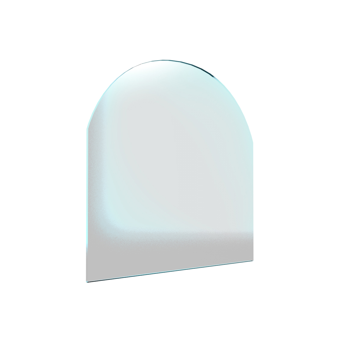 Sklo pod kamna - FLAMINGO Oblouk 1000x1000 mm / R500 / 6 mm Sklo pod kamna - FLAMINGO Oblouk 1000x1000 mm / R500 / 6 mm